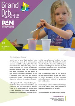 RAM - Lettre d'information - Novembre 2016 n°1